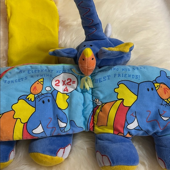 Colorful Large Jellycat baby Jellykitten Plush Elephant Toy book jelly cat - Picture 6 of 8